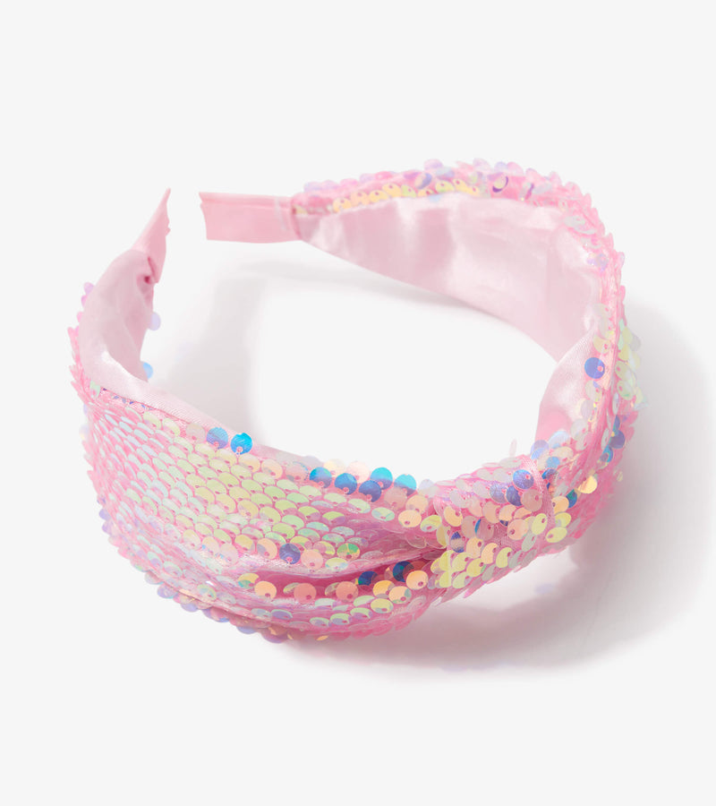 Pink Sequin Headband