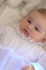 Baby Girl White Tulle Dressy Babygrow  (Rapife)
