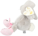 Princess Mimi Plush Bunny Nelly Grey With Shoes 21 cm