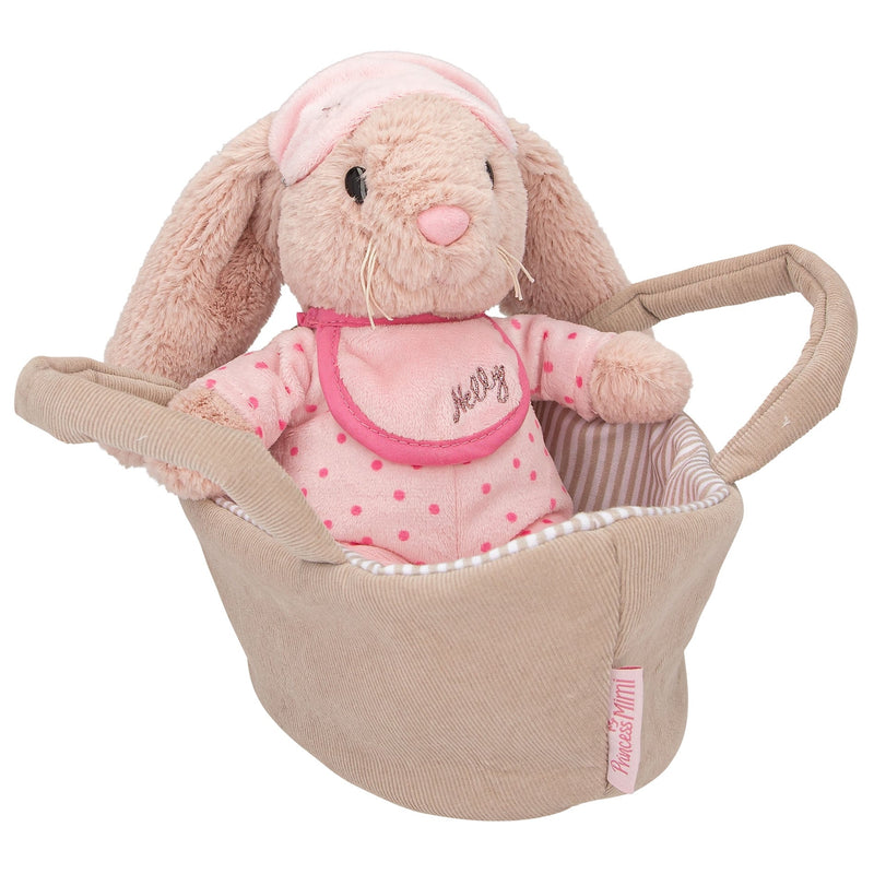 Princess Mimi Plush Bunny Nelly In Basket