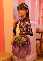 Rainbow Sequin Knotted Headband
