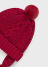 Red Knitted Baby Hat & Mittens Set Unisex (Mayoral)