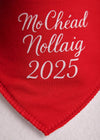 Red ‘Mo Chéad Nollaig 2025’ DribbleBoo Bandana Bib