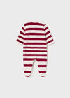 Red & Striped Velour Babygrows (sold separately)