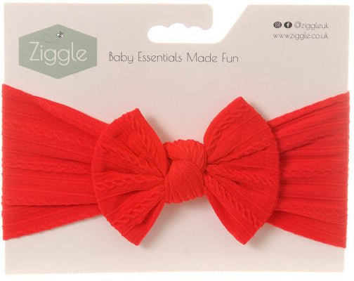 Red Top Bow Turban Headband