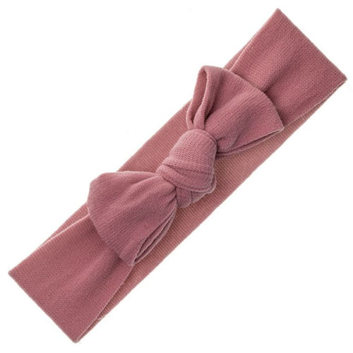 ROSE Baby Headband With Knotted Bow