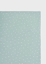 Sage Green Daisy Print Gauze Baby Blanket