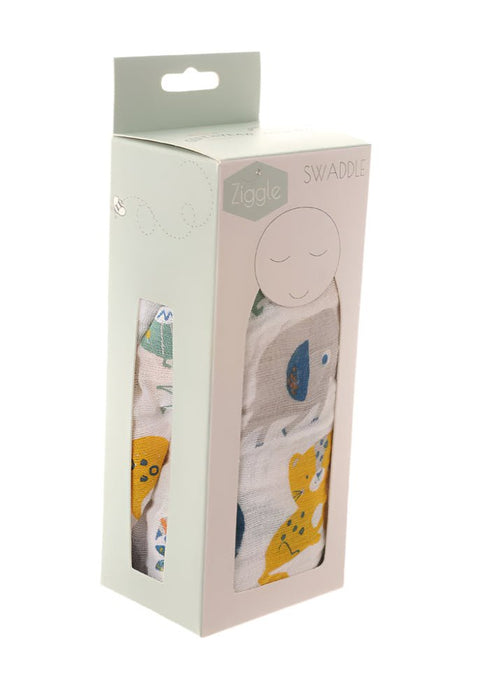 Savanna Animals Baby Swaddle Blanket - (120 x 120 cm)