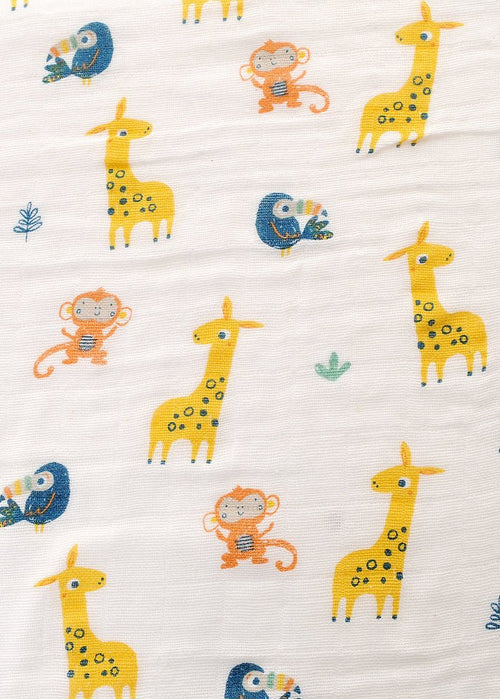 Savanna Animals Muslin Squares – Set of 3 (70 x 70 cm)