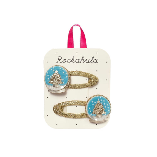 Shimmer Snow Globe Clips