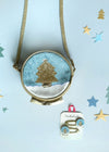 Shimmer Snow Globe Clips