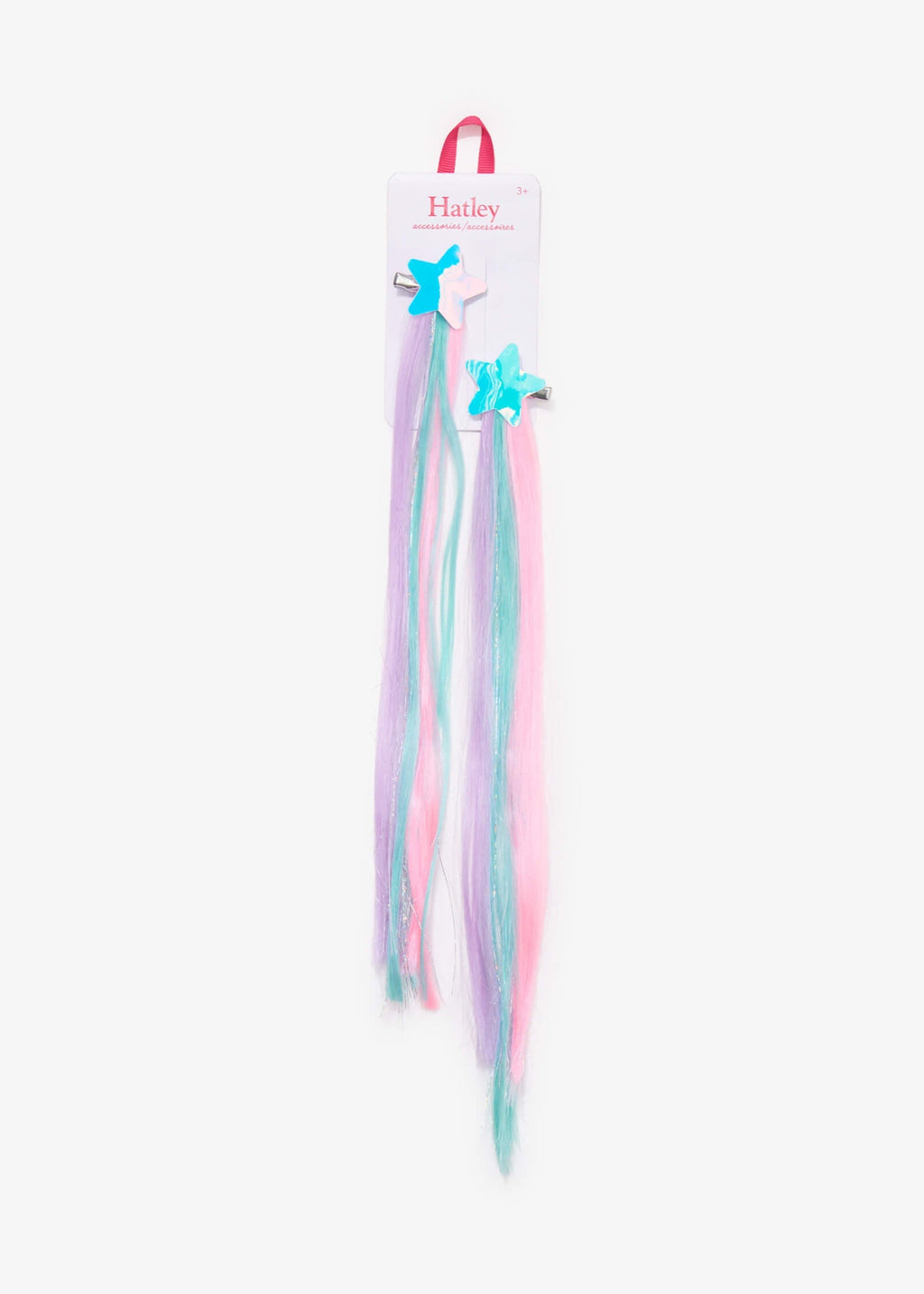 Hatley Shining Stars 2 Pack Faux Hair Extensions Clips