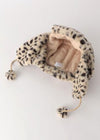 Snow Leopard Fur Hat 7 - 10 Years