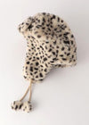 Snow Leopard Fur Hat 7 - 10 Years