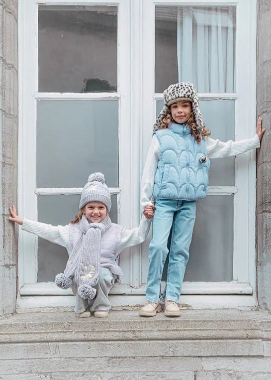 Snow Leopard Fur Hat 7 - 10 Years