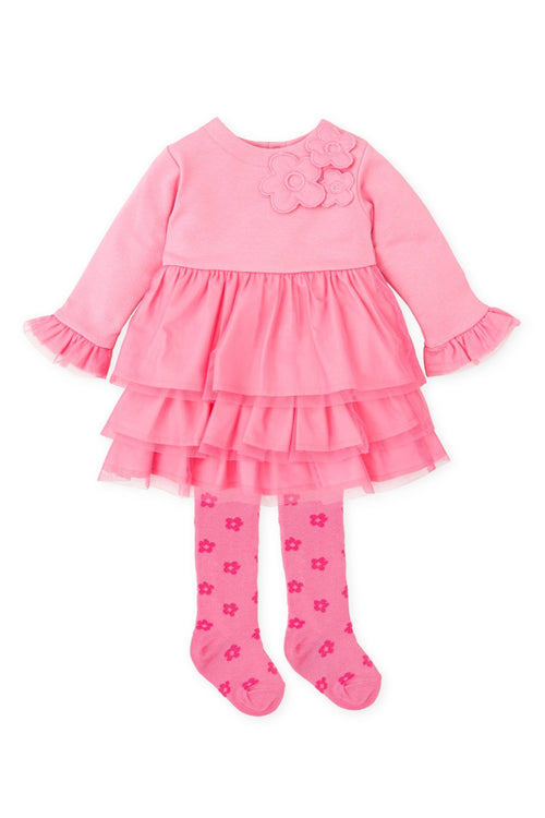 Strawberry Pink Layered Tulle Dress Set (Agatha Ruiz de la Prada)