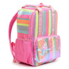 Striped Sequin Backpack With Ice Cream Badge