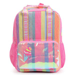 Striped Sequin Backpack With Ice Cream Badge