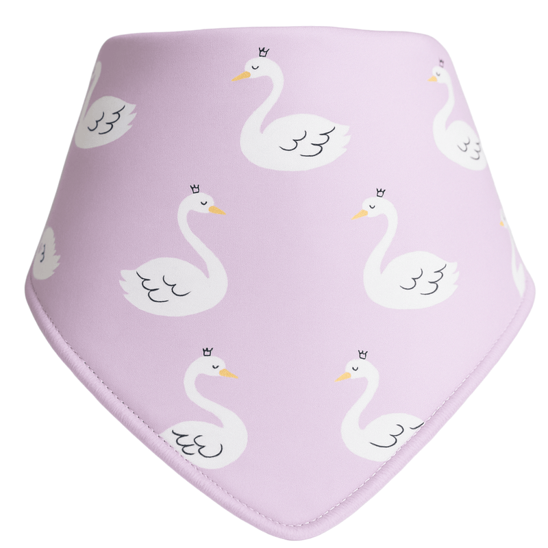 Swan Princesses Organic Cotton DribbleBoo Bandana Bib