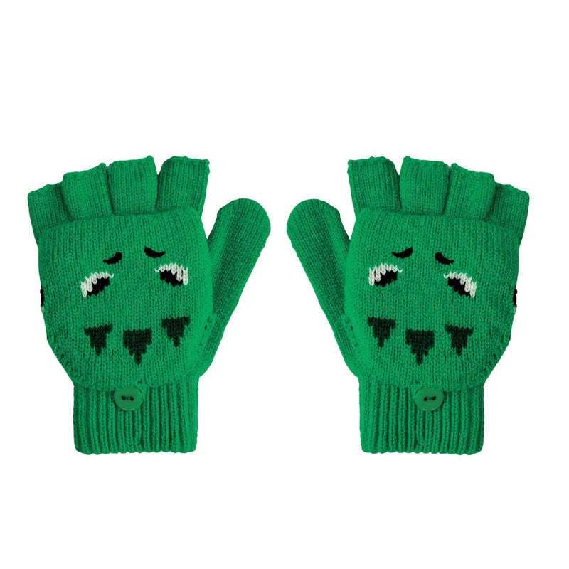 T - Rex Knitted Gloves 3 - 6 Years (Rockahula)