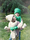 T - Rex Knitted Gloves 3 - 6 Years (Rockahula)