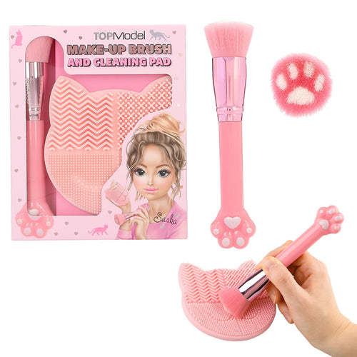 TOPModel Brush & Cleaning Pad Kitty BEAUTY and ME