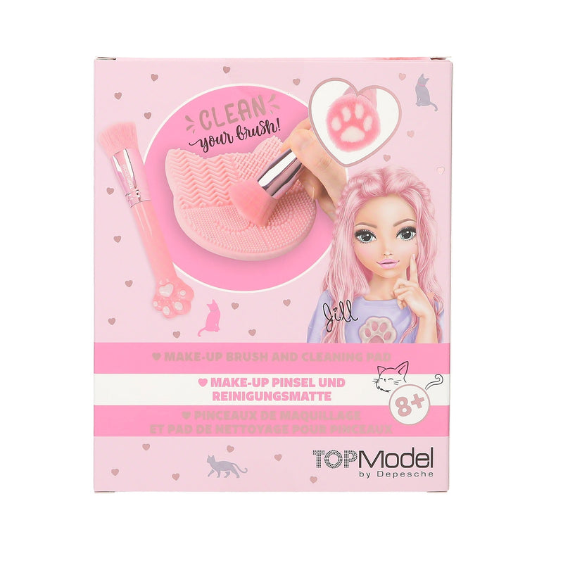 TOPModel Brush & Cleaning Pad Kitty BEAUTY and ME