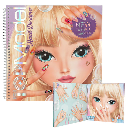 TOPModel Create Your Hand - Design Colouring Book