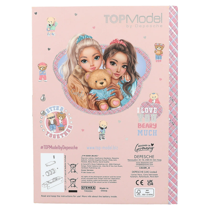 TOPModel Diary With Code And Sound TEAM TEDDY