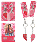 TOPModel Keyring Set Heart BFF