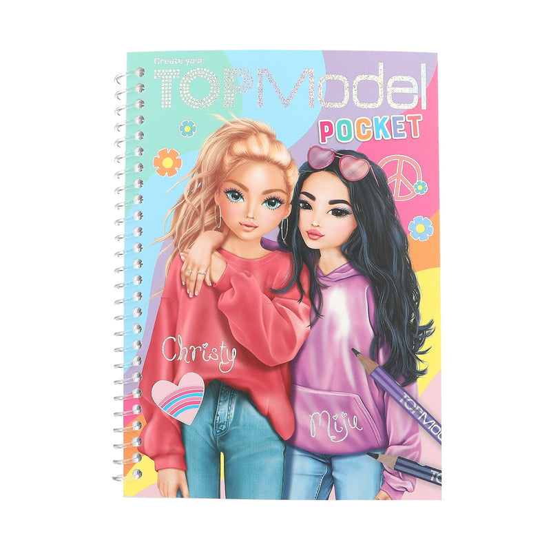 TOPModel Pocket Colouring Book