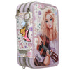 TOPModel Triple Pencil Case COWGIRL