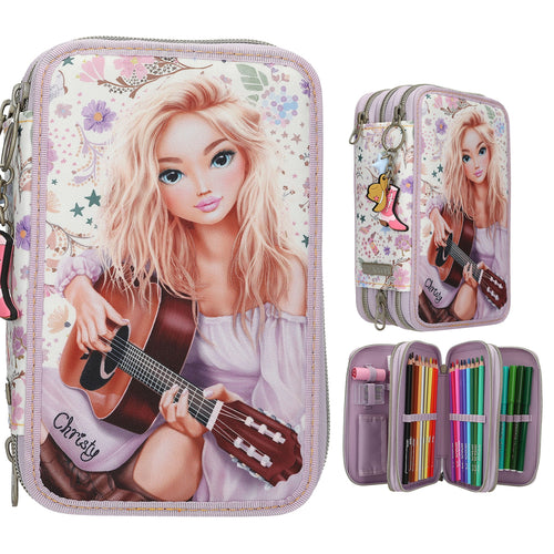 TOPModel Triple Pencil Case COWGIRL