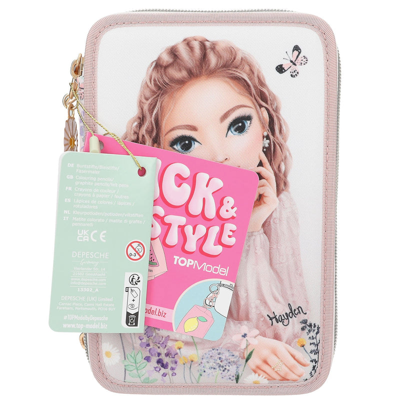 TOPModel Triple Pencil Case SUMMER FEELING