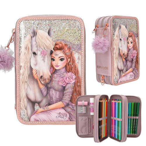 TOPModel Triple Pencil Case VIVA VIOLET