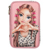 TOPModel Triple Pencil Case With Bow LEOHEART