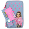 TOPModel Triple Pencil Case With Silicone Pins