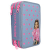 TOPModel Triple Pencil Case With Silicone Pins