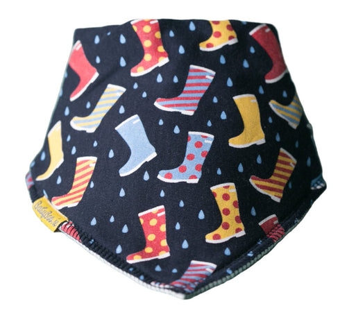 We Love Wellies Organic Cotton DribbleBoo Bandana Bib