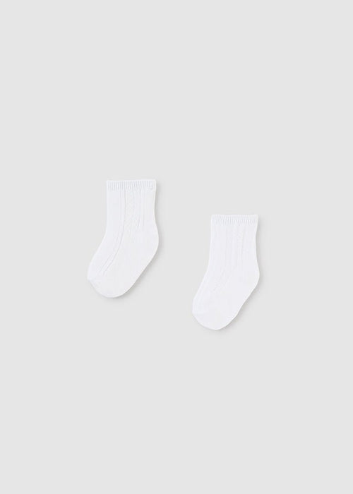 White Baby Boy Socks (Mayoral)