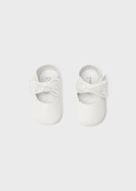 White Baby Girls Bow Pre-Walker Shoes (mayoral) - CottonKids.ie - shoes - Baby (0-3 mth) - Baby (12-18 mth) - Baby (3-6 mth)