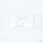 WHITE Bow Knot Headband