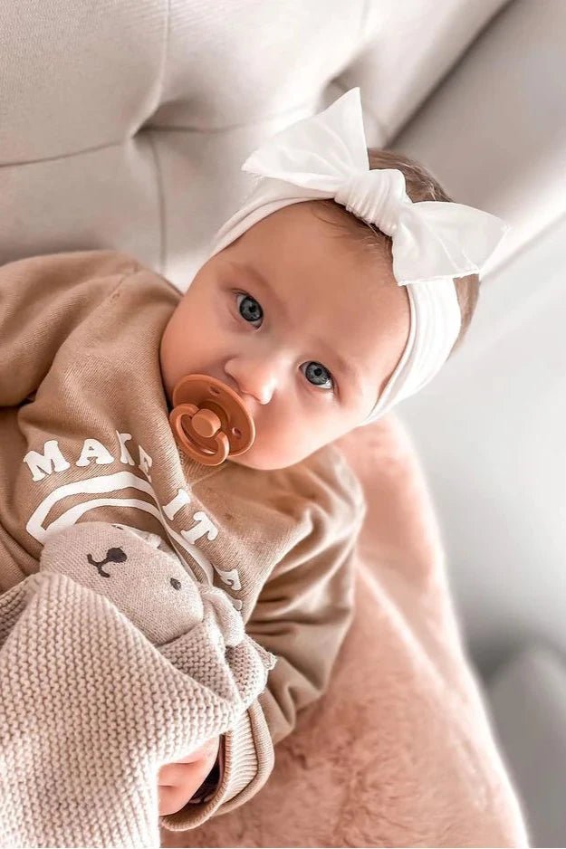 WHITE Bow Knot Headband