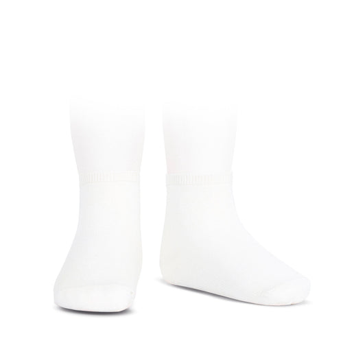 WHITE Elastic Cotton Ankle Socks (Condor) - CottonKids.ie - 12 month - 18 month - 2 year