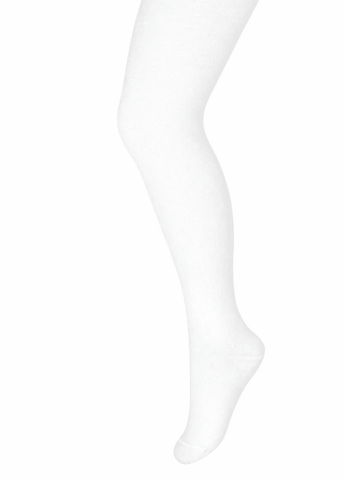 WHITE Silky Tights for Girls - 40 DEN  (S/S)
