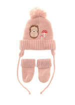 Woodland Woolly Hat & Mittens Set