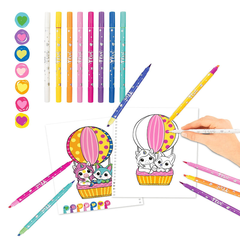 Ylvi Colouring Book With Pen Set