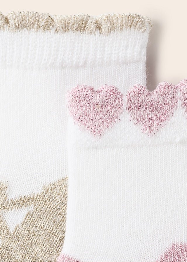 2 Pack Socks Newborn Girl (mayoral) - CottonKids.ie - 12 month - 18 month - 3 month