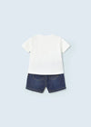 2 Piece Dinosaur Shorts Set Baby Boy (mayoral) - CottonKids.ie - 1-2 month - 12 month - 18 month