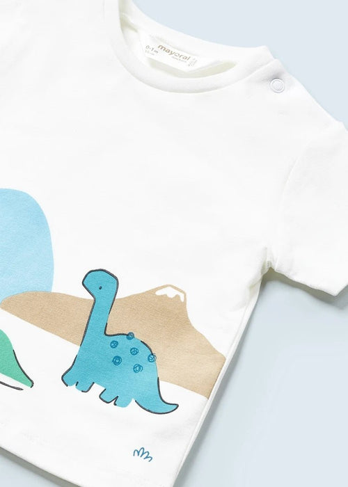 2 Piece Dinosaur Shorts Set Baby Boy (mayoral) - CottonKids.ie - 1-2 month - 12 month - 18 month